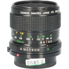 Tweedehands Canon FD 50mm f/3.5 Macro CM5845