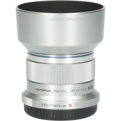 Tweedehands Olympus M.Zuiko Digital ED 45mm f/1.8 - Zilver CM6178