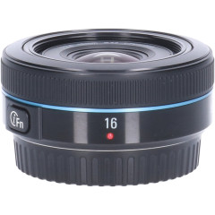 Tweedehands Samsung 16mm f/2.4 EX-W Pancake Kitlens - Zwart CM8696