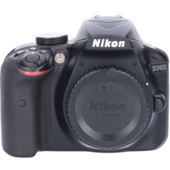 Tweedehands Nikon D3400 Body Zwart CM8900