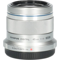 Tweedehands Olympus M.Zuiko Digital ED 45mm f/1.8 - Zilver CM9364