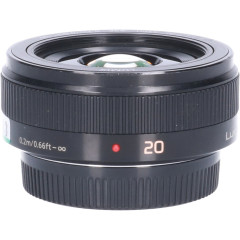 Tweedehands Panasonic Lumix G 20mm f/1.7 II - Zwart CM9543