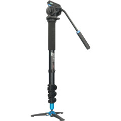 Tweedehands Benro Video Monopod w/ S4H Videokop CM9680