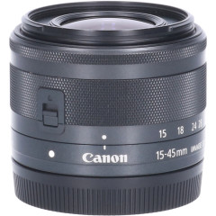 Tweedehands Canon EF-M 15-45mm f/3.5-6.3 IS STM - Zwart CM9709