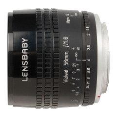 Lensbaby Velvet 56 Micro 4/3 - Zwart