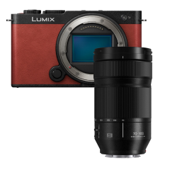Panasonic Lumix S9 Rood + 70-300mm f/4.5-5.6 Macro O.I.S.