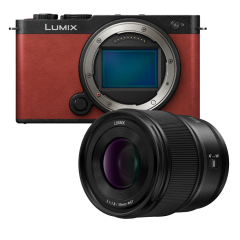 Panasonic Lumix S9 Rood + 35mm f/1.8