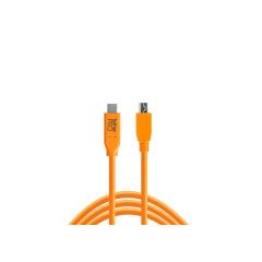 Tether Tools TetherPro USB-C - 2.0 Mini-B 5-Pin (4,6m oranje)