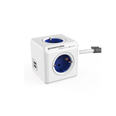 Allocacoc PowerCube Extended USB Blauw 1,5 Meter (FR)