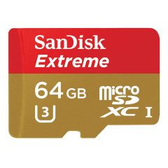SanDisk MicroSDHC Extreme Pro 64GB 170mb / 90mb,U3,V30,A2
