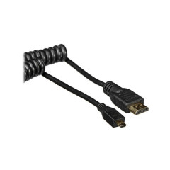 Atomos Micro HDMI - Full HDMI 30cm Coiled Straight