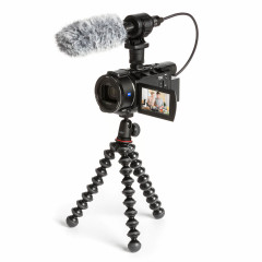 Sony FDR-AX53 + CG60 Microfoon + JOBY GorillaPod 1K Kit