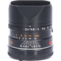 Tweedehands Leica Summarit-M 50mm f/2.4 - Zwart CM8480