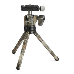 Leofoto Pocket Mini Tripod MT-01 + Ballhead LH-25 Camo