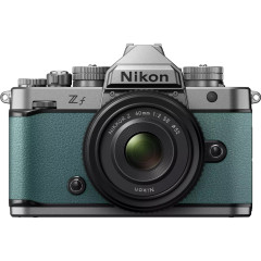 Nikon Z F Silver + 40mm SE Teal Blue