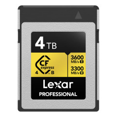 Lexar CFexpress Pro Type B Gold 4.0 Series 4TB - R3600/W3300
