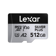 Lexar MicroSDXC Silver Plus UHS-1 512GB V30 R205/W150MB/s