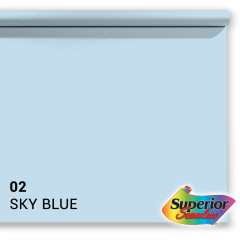 Superior Achtergrondpapier Sky Blue 2.72m x 11m