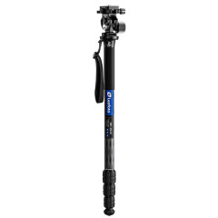 Leofoto 5-SECTION Carnon Fiber Monopod MP-285C And Tilt Head VH-10S