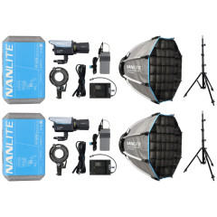 Nanlite FC-60B LED Bi-Colour Spot Light Dual Kit