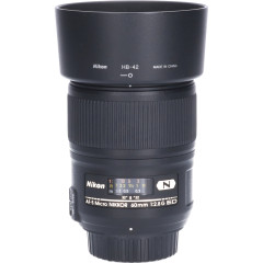 Tweedehands Nikon AF-S 60mm f/2.8G ED Micro CM8176