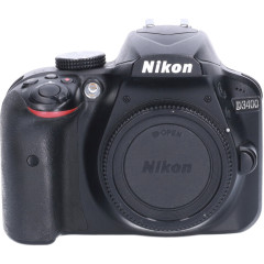 Tweedehands Nikon D3400 Body Zwart CM7990