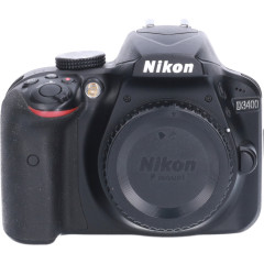 Tweedehands Nikon D3400 Body Zwart CM8460