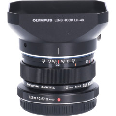 Tweedehands Olympus M.Zuiko Digital ED 12mm f/2.0 - Zwart CM8045