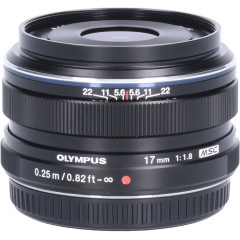 Tweedehands Olympus M.Zuiko Digital ED 17mm f/1.8 - Zwart CM8474