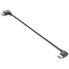 DJI Phone Charging/Audio Recording Cable (USB-C to Lighting, 15 cm) Black