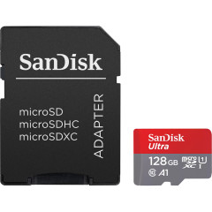SanDisk Ultra MicroSDXC 128GB + SD Adapter