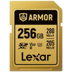 Lexar SDXC Pro Gold Series ARMOR UHS-II 256GB V60