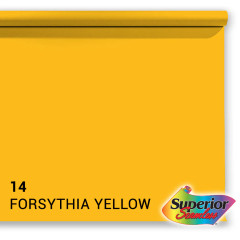 Superior Achtergrondpapier Forsythia Yellow 1.35m X 11m