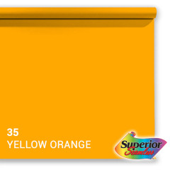 Superior Achtergrondpapier Yellow-Orange 1.35m x 11m