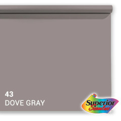 Superior Achtergrondpapier Dove Grey 1.35m x 11m