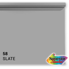 Superior Achtergrondpapier Slate Grey 2.72m x 11m