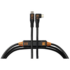 TetherTools Leverlock & Cable Kit Optima 10G 15' (4.6m) Straight to Right, Non-Reflective Black