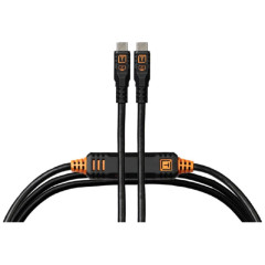 TetherTools Leverlock & Cable Kit Optima 10G 15' (4.6m) Straight to Straight, Non-Reflective Black