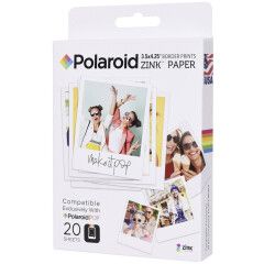 Polaroid Zink papier 3,5x4,25" 20 sheets
