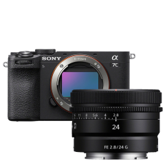Sony A7C II Zwart + FE 24mm f/2.8 G