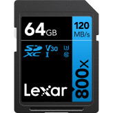 Lexar SDXC Blue Series UHS-I 800X 64GB