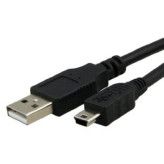 Caruba USB 2.0 - A Male naar Mini Male 5-Pin - 2m