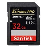 Sandisk SDHC Extreme Pro 32GB 300MB/S UHS-U3 UHS-II