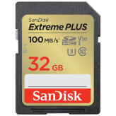 SanDisk Extreme Plus 32GB SDHC Memory Card 60MB
