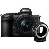 Nikon Z5 + 24-50mm f/4.0-6.3 + FTZ adapter