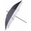 Delamax 2 in 1 Paraplu 152cm Zilver/Wit