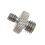 Caruba Mini Male to Male 3/8 inch 1/4 inch Stainless Steel Adapter/Tripod/QR Coupler