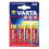 Varta 1500 PX Maxi Tech NR4706 AA 4-Pak batterijen