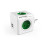 Allocacoc PowerCube Original USB Groen (FR)