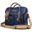 Billingham Thomas Brief case - Navy Fibrenyte / Chocolate
